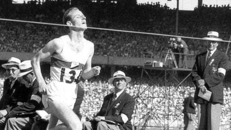 Klaus Richtzenhain bei seinem Olympia-Silber 1956 in Melbourne
