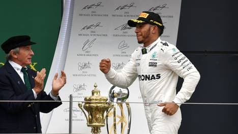 Sir John Stewart (l.) kommt in 99 Starts in der Formel 1 auf 27 Grand-Prix-Siege