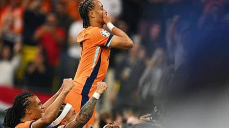 Xavi Simons brachte die Niederlande gegen England zunächst in Führung