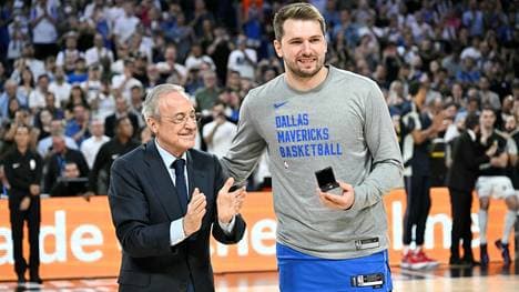 In Madrid immer noch gern gesehen: Luka Doncic (r.)