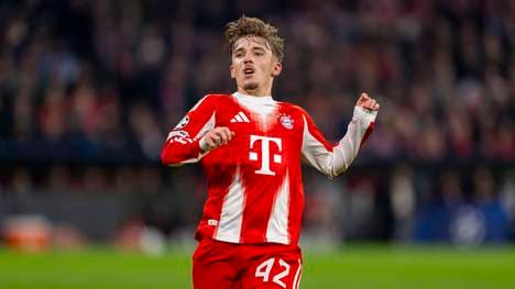 Lennart Karl spielt groß bei den Bayern auf
