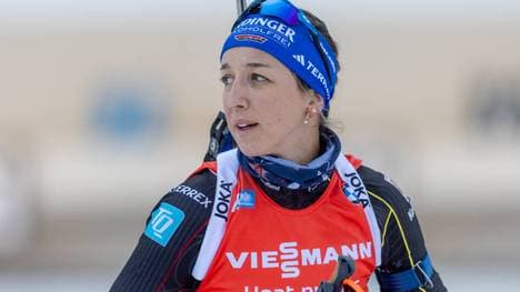 Franziska Preuß holte in Nove Mesto ihren ersten Podestplatz der Saison