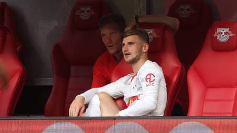 Timo Werner sitzt gegen den VfL Wolfsburg zuerst auf der Bank