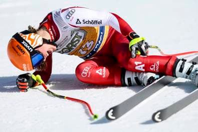 Kreuzbandriss? Drama um Ski-Ass im Ziel