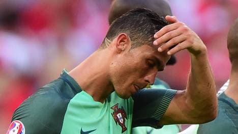 Cristiano Ronaldo steht mit Portugal im EM-Achtelfinale