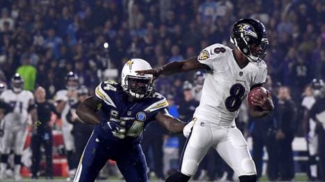 Lamar Jackson brillierte gegen die Chargers