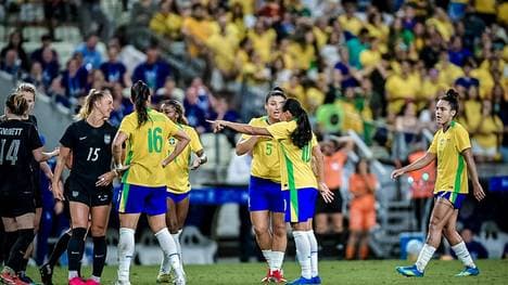 Es ging hoch her bei Brasilien gegen die USA