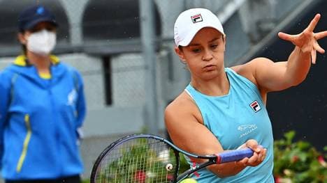 Ashleigh Barty musste in Rom verletzt aufgeben