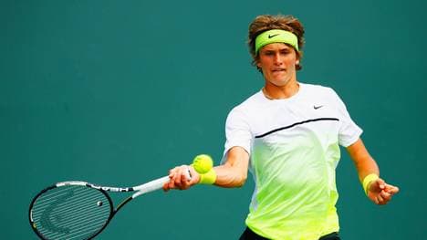 Alexander Zverev setzte sich gegen Thomaz Bellucci durch