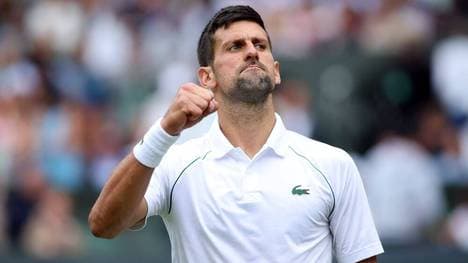 Novak Djokovic peilt den nächsten Wimbledon-Finaleinzug an