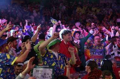 Das singen die Fans im Ally Pally