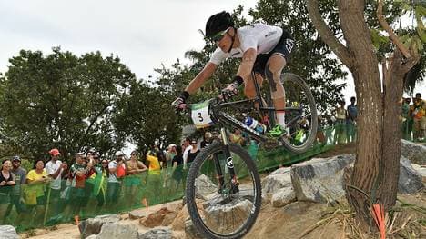 Sabine Spitz wurde Olympiasiegerin im Mountainbiken