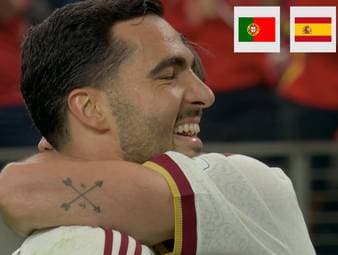 Spanien zieht dank eines späten Treffers von Mikel Merino gegen Portugal ins WM-Viertelfinale ein. Dabei endet die WM-Karriere von Cristiano Ronaldo. 