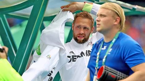 Robert Harting nach seinem Quali-Aus bei Olympia