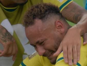 Nach dem Achtelfinal-Aus gegen Norwegen kann Neymar seine Emotionen nicht mehr zurückhalten. Dem brasilianischen Superstar kommen die Tränen. War das sein letztes WM-Spiel?