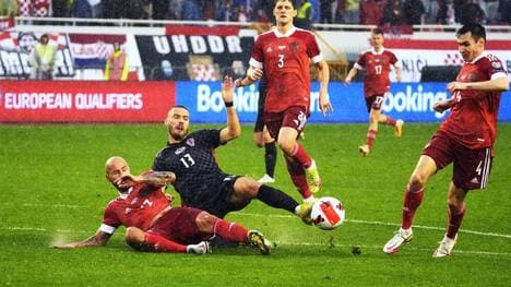Vizeweltmeister Kroatien schnappte sich durch einen Sieg gegen Russland das WM-Ticket