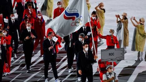 Russische Athleten unter neutraler Flagge 