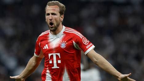 Harry Kane bejubelt seinen Treffer zum 2:0
