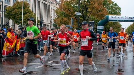 Solche Bilder wird es beim Berlin-Marathon in diesem Jahr nicht mehr geben