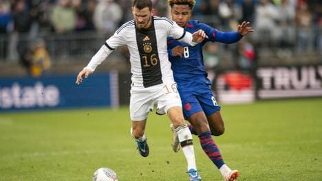 Pascal Groß im USA-Spiel gegen Weston McKennie