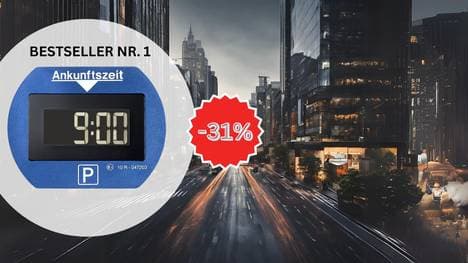 Elektrische Parkuhr mit 31% Rabatt