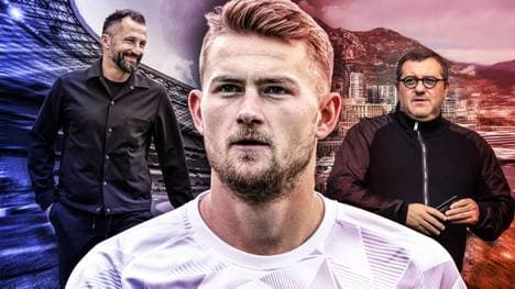 Hasan Salihamidzic (l.) lockte Matthijs de Ligt zum FC Bayern