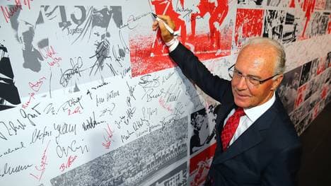 Franz Beckenbauer bei der Gala zu 50 Jahren Bundesliga