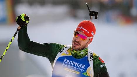 Arnd Peiffer holte die vierte Podestplatzierung der deutschen Biathleten in diesem Winter