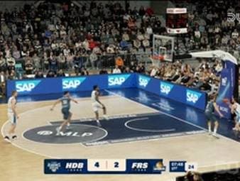 Spiel Highlights zu MLP Academics Heidelberg - SKYLINERS Frankfurt