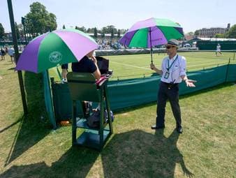 Hitze setzt Hawk-Eye zu: Wimbledon-Quali unterbrochen
