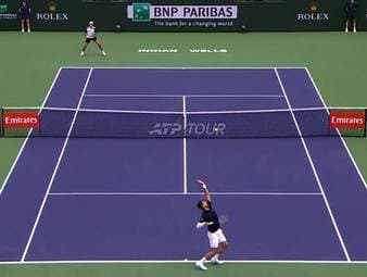 Beim ATP-1000-Turnier in Indian Wells schlägt die ehemalige Nummer 1 Novak Djokovic den US-Boy Kovacevic und zieht somit in die nächsten Runde ein.