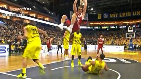 Bambergs Leon Radosevic ließ es gegen seinen alten Arbeitgeber ALBA zweimal krachen