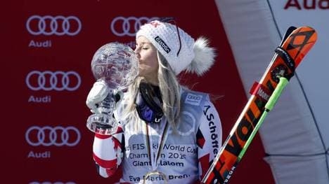 Eva-Maria Brehm gewann 2016 den Riesenslalom-Weltcup