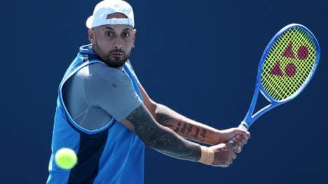 Nick Kyrgios bei seinem bislang letzten Match im März