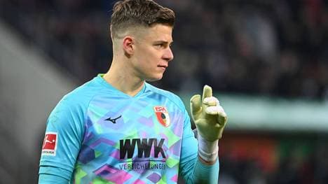 Finn Dahmen stellte im Tor des FC Augsburg einen Rekord auf