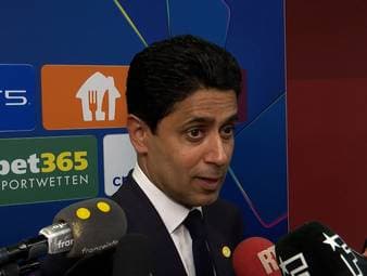 Nach dem Triumph im CL-Halbfinale gegen den FC Bayern spricht PSG-Boss Nasser Al-Khelaifi über die "eigene" Allianz-Arena und seine 23 "Krieger". 