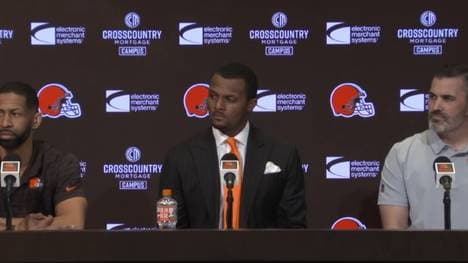 DeShaun Watson wurde in der Nacht zum Samstag von den Cleveland Browns vorgestellt