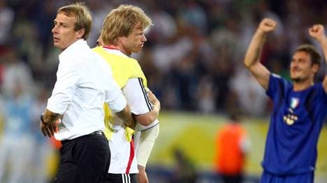 Jürgen Klinsmann (li.) und Oliver Kahn bei der WM 2006