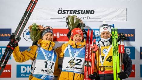 Biathlon-Dominator Johannes Thingnes Bö muss sich gleich zwei Deutschen geschlagen geben