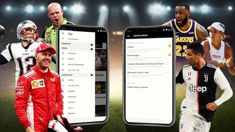 Push-Nachrichten, SPORT1, App