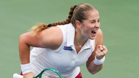 Jelena Ostapenko steht bei den US Open im Doppel-Viertelfinale