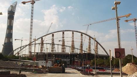 WM in Katar: Khalifa-Stadion in Doha