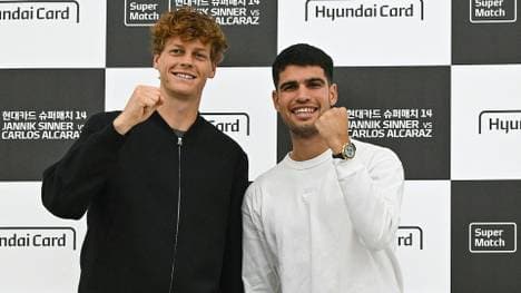 Sinner und Alcaraz verstehen sich gut