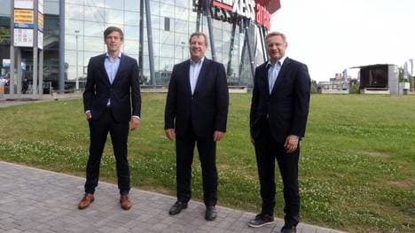 Der aktuelle Vorstand: Wettich, Wolf, Sauren (v.l.)