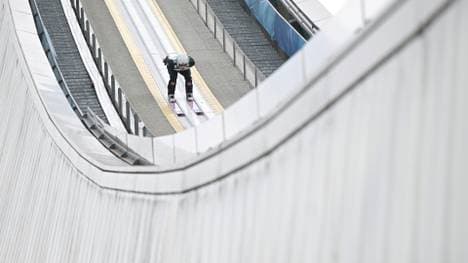 Futuristisch: Schanze in Partenkirchen