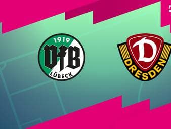 VfB Lübeck - Dynamo Dresden: Tore und Highlights | 3. Liga