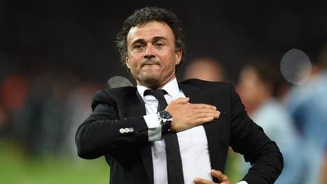 Trainer Luis Enrique führte Barca zum Triple