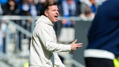 Darmstadt-Coach Florian Kohfeldt kann nicht zufrieden sein 