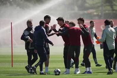 So ein Profitraining sieht man selten