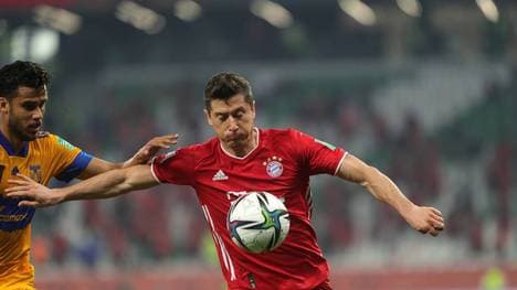 Robert Lewandowski forderte in der Halbzeit, dass seine Mitspieler mehr flanken